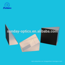 Reflective coating prisma de vidrio óptico